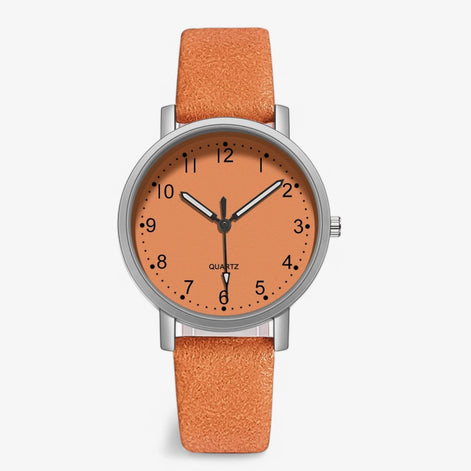 Elorisse Damen Armbanduhr mit minimalistischem Zifferblatt und verstellbarem Armband