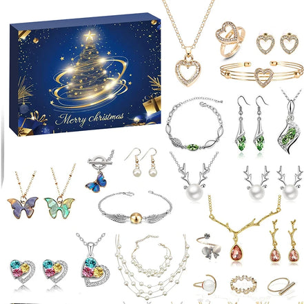 Aurelia Schmuck-Adventskalender – 24 kleine Schmuckelemente für die Vorweihnachtszeit