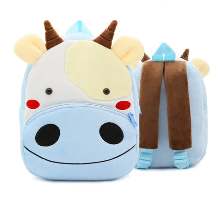 Kinder-Rucksack aus Plüsch mit Tiermotiv