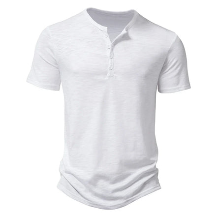 Velano Henley T-Shirt kurzarm mit Knopfleiste und bequemer Passform für den Alltag
