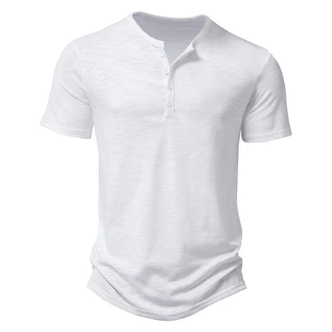 Velano Henley T-Shirt kurzarm mit Knopfleiste und bequemer Passform für den Alltag