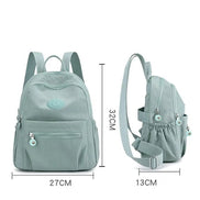 Kompakter Nylon-Rucksack mit Reißverschluss