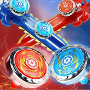 2-in-1 Spielzeugschwert mit Kreisel-Launcher Veltrix