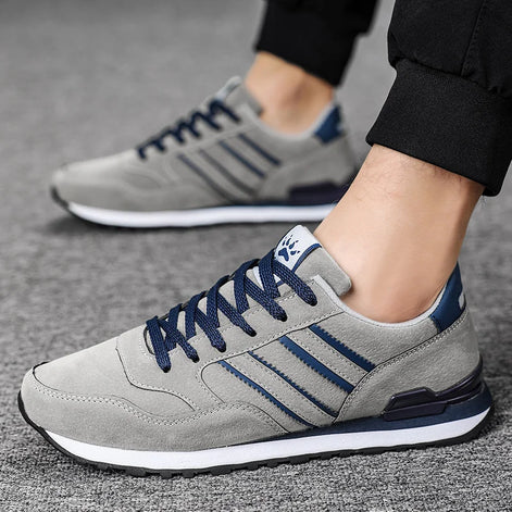 Zenviro Herren Sneaker mit Schnürung und profilierter Sohle