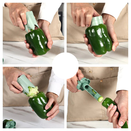 Corexa 2-in-1 Paprika- und Gemüsekernentferner