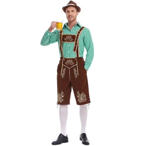 Herren Oktoberfest Kostüm mit Hemd und Hose – Festaro