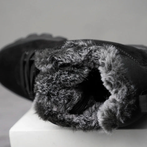 Herren Winterstiefel mit Plüschfutter und Schnürung Norvexis