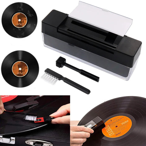 Schallplatten-Reinigungsbürste mit Samtoberfläche