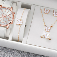 Varela Schmuckset – Set mit analoger Quarzuhr und variierendem Zubehör