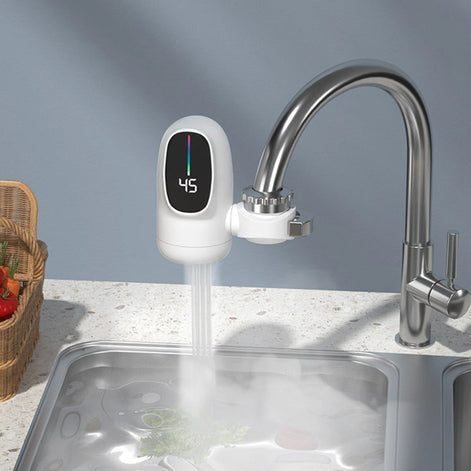 Thermivo Elektrischer Wasserhahn mit sofortiger Warmwasserfunktion und Temperaturanzeige