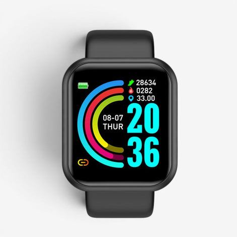 Smartwatch mit digitalem Touchdisplay, Bluetooth und verstellbarem Armband – Nexoria