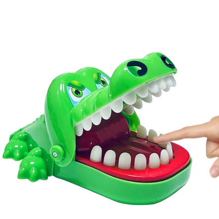 Crocano Reaktionsspiel – Mechanisches Krokodil-Spiel für den Innenbereich