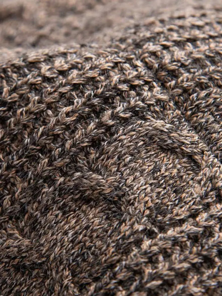 Damen Winterjacke mit Strickkragen und wattierter Füllung – Alvessa