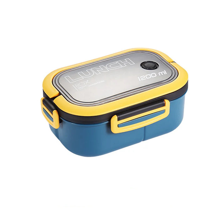 Layera Doppelstock-Lunchbox mit Besteck