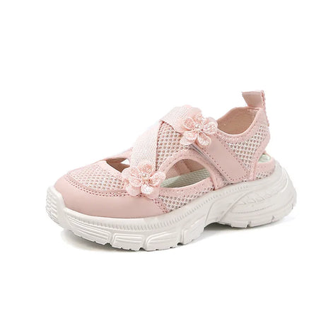 Sunelle Mädchen Sandalen mit Klettverschluss und rutschhemmender Sohle