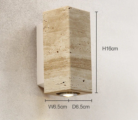 Nareo Wandleuchte aus Marmor – Japanisch inspiriertes Design