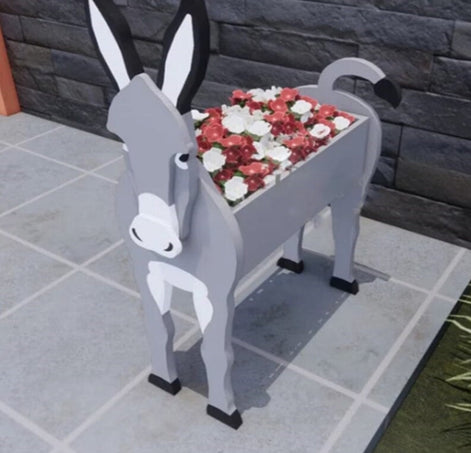 Dekorative Blumentöpfe mit Tiermotiven für Haus und Garten