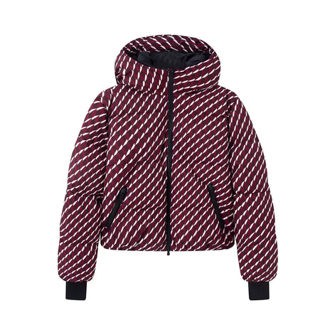 Damen Winterjacke mit Kapuze und Reißverschluss – Velmara