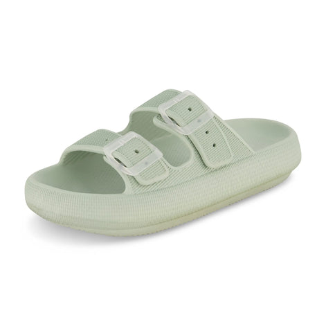 Velmora Unisex Slides mit Doppelriemen und verstellbaren Schnallen