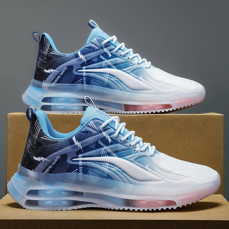 Bravion Herren Sport Sneakers mit Schnürung und Mesh