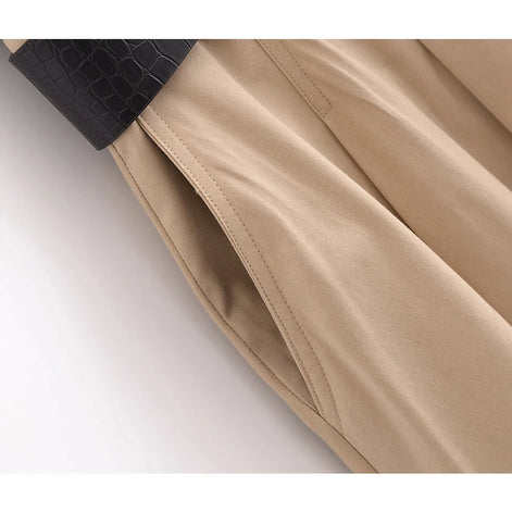 Valerina Damen Midi Kleid Ärmellos Plissiert