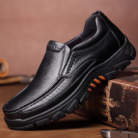 Ravello Herren Leder Loafer Slip-On