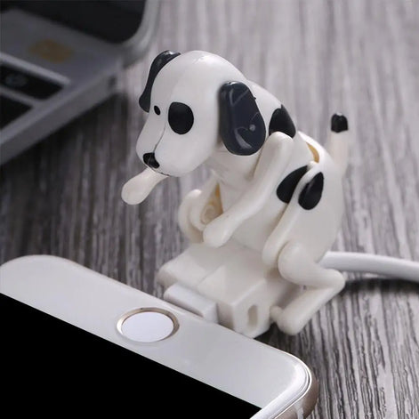 USB-C Ladekabel mit beweglicher Hundefigur für Smartphones – WagCharge