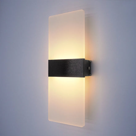 Liravon LED Wandleuchte Aluminium Acryl Innenwandlampe
