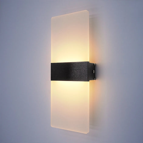 Liravon LED Wandleuchte Aluminium Acryl Innenwandlampe