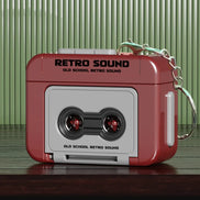 Tapevox Retro Kassetten-Schlüsselanhänger mit Aufnahmefunktion