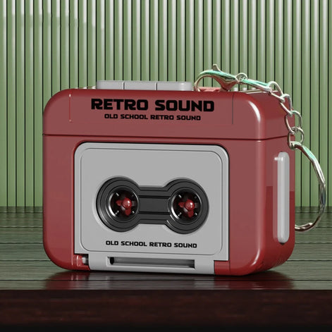 Tapevox Retro Kassetten-Schlüsselanhänger mit Aufnahmefunktion