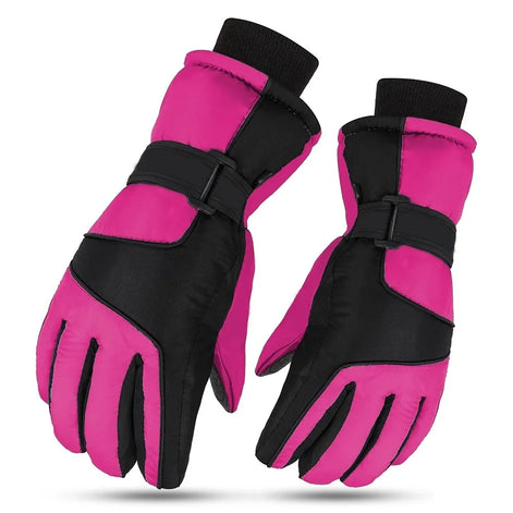 Gefütterte Winterhandschuhe mit langem Bündchen für Damen und Herren – Valtoro