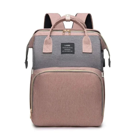 Faltbarer Wickelrucksack mit integrierter Liegefläche