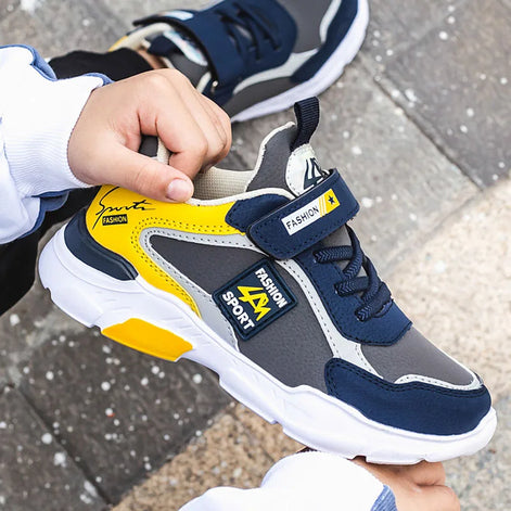 Kinder Sneaker mit Klettverschluss und Atmungsaktivem Design – Taviro