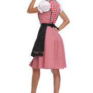 Dirndl Kleid mit Schürze für Damen im traditionellen Oktoberfest-Stil – Almoria
