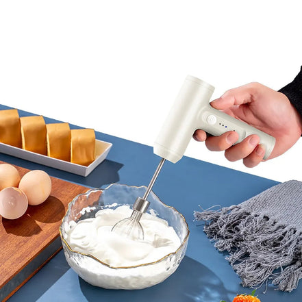 Mixora kabelloser elektrischer Handmixer mit 3 Geschwindigkeiten