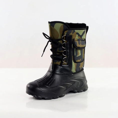 Herren Winterstiefel mit Plüschfutter und kräftiger Sohle Varexon