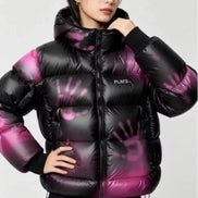 Damen Steppjacke mit Kapuze und Reißverschluss Lorvessa