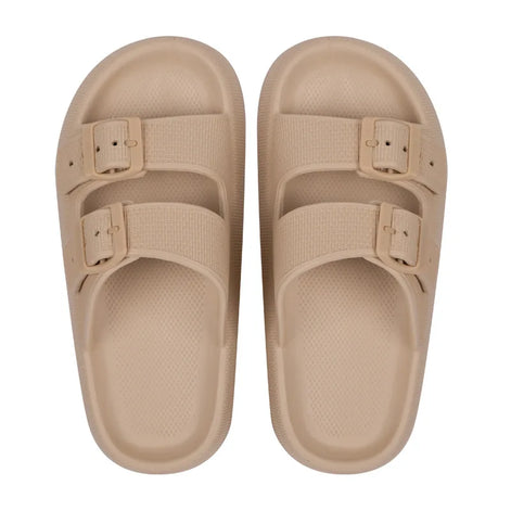 Velmora Unisex Slides mit Doppelriemen und verstellbaren Schnallen