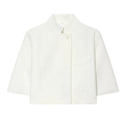 Damen Cropped Blazer mit Kurzarm – Alvéra