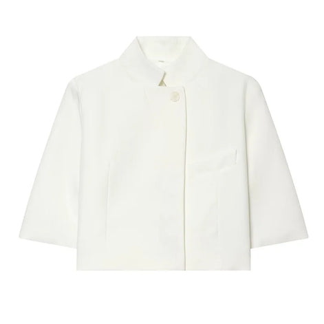 Damen Cropped Blazer mit Kurzarm – Alvéra
