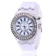 GlowSpark LED Watch – Armbanduhr mit Lichtfunktion und Silikonarmband