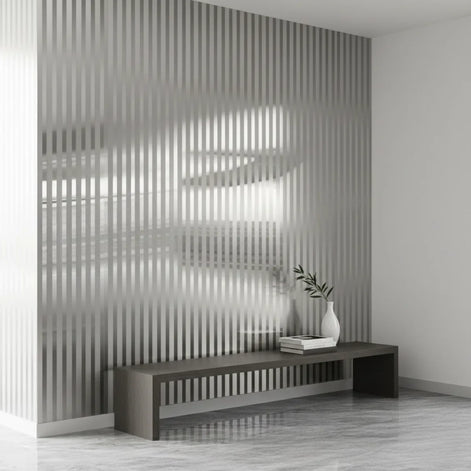 Velstra Selbstklebende 3D Streifen Tapete aus PVC