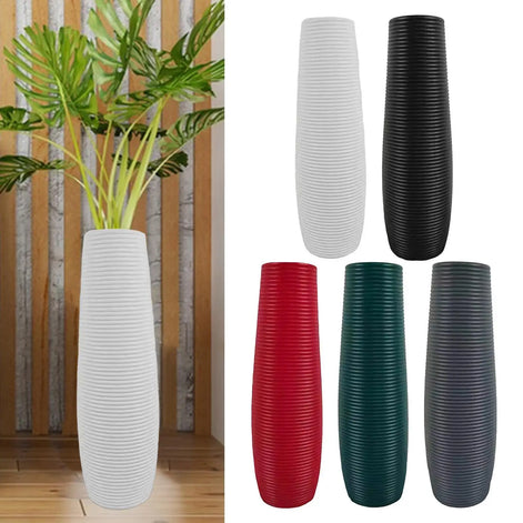 Arvona Standvase 33 cm mit strukturierter Oberfläche