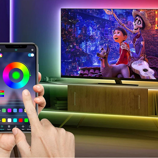 LumiFlex RGB LED-Streifen 5V – Flexible LED-Beleuchtung für TV und Wohnräume