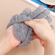 Unisex Strickhandschuhe mit Fleecefutter und Touchscreen-Funktion – Theravio