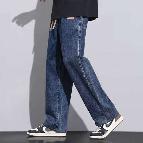 Herren Jeans mit geradem weitem Bein und lockerem Schnitt Taverno