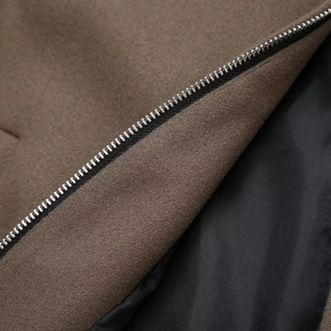 Damen Kurzjacke mit Reverskragen und Reißverschluss Varelia