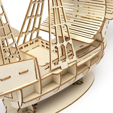 3D-Holzpuzzle Segelboot