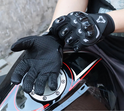 Avenrox Mesh Motorradhandschuhe mit Hartschale und Touchfunktion